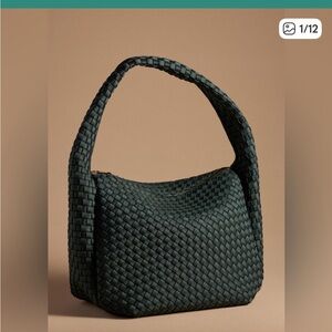 Anthropologie Woven Neoprene Satchel